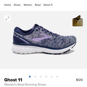 Ghost 11 Brooks Running Shoes Size 8